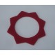 TANK CAP - FELT RING ( STAR - RED DARK )